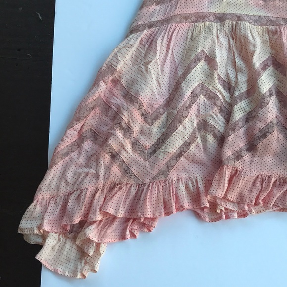FP xDP Ballerina Princess Custom Slip Dress Rare Tie Dye Pastel Pink Free People - Picture 5 of 16